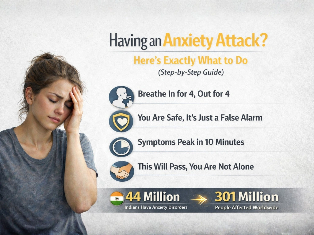 few tips to immediately stop an anxiety attack