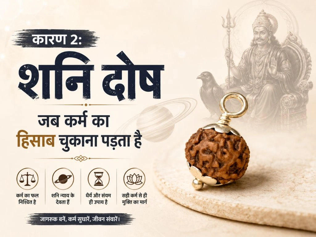 shani dosh ke lakshan aur upay 7 mukhi rudraksha nepal certified — Suyagya