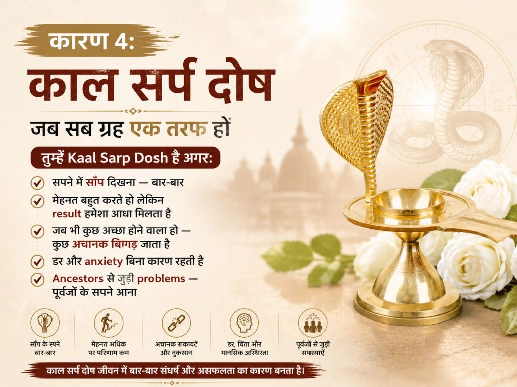 kaal sarp dosh ke lakshan sanp ke sapne brass nag jalhari upay — Suyagya