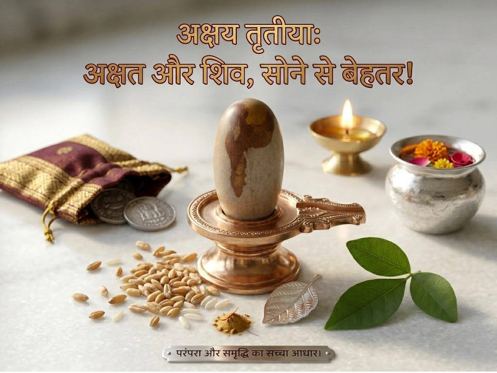 akshay tritiya pr narmadeshwar shivling khareeden