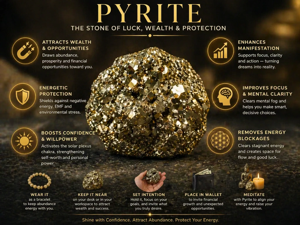 pyrite stone for good luck