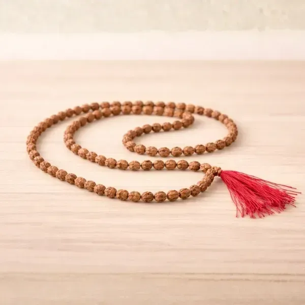 2 Mukhi Rudraksha Jaap Mala Super – Blessing of Ardhanarishwar